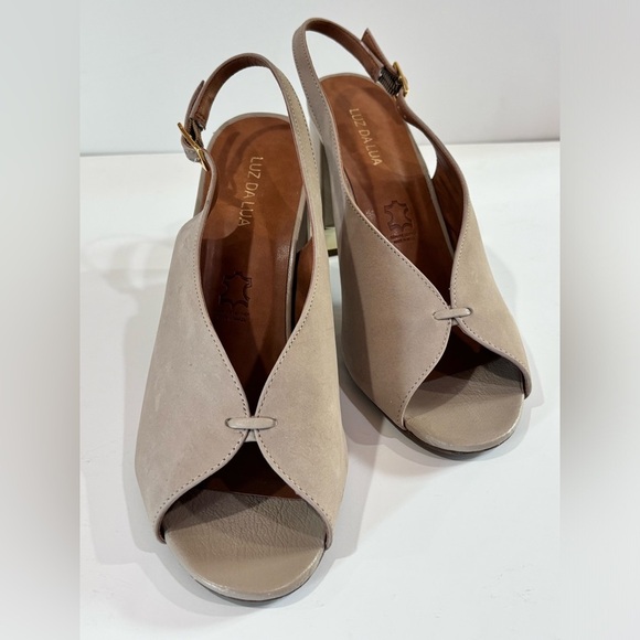 Heel Sandals Ankle Strap Chunky  LUZ DA LUA 🌟 - Picture 9 of 10